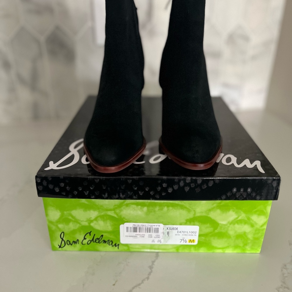 Sam Edelman black booties